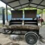 250-Gallon Offset Smoker with Santa Maria Grill