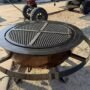 41" Sherman Fire Pit with Grill & Snuffer