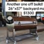 Brown Barrel Smoker on Casters