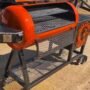 War Eagle Orange Offset Smoker